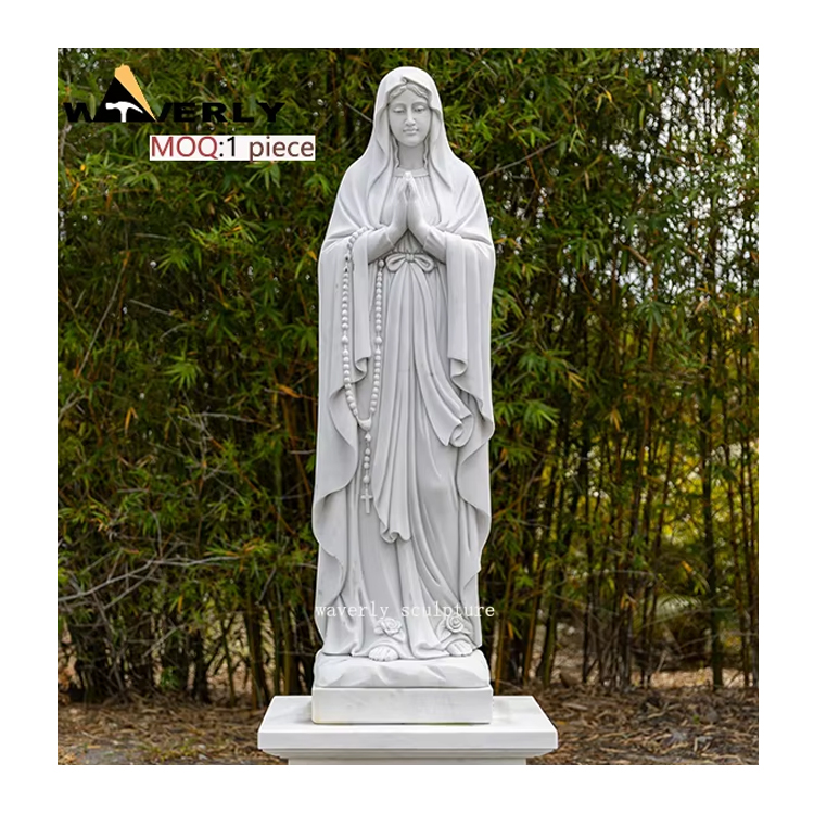 Custom Design Church Marble Virgin Mary Statue MF-1128-21