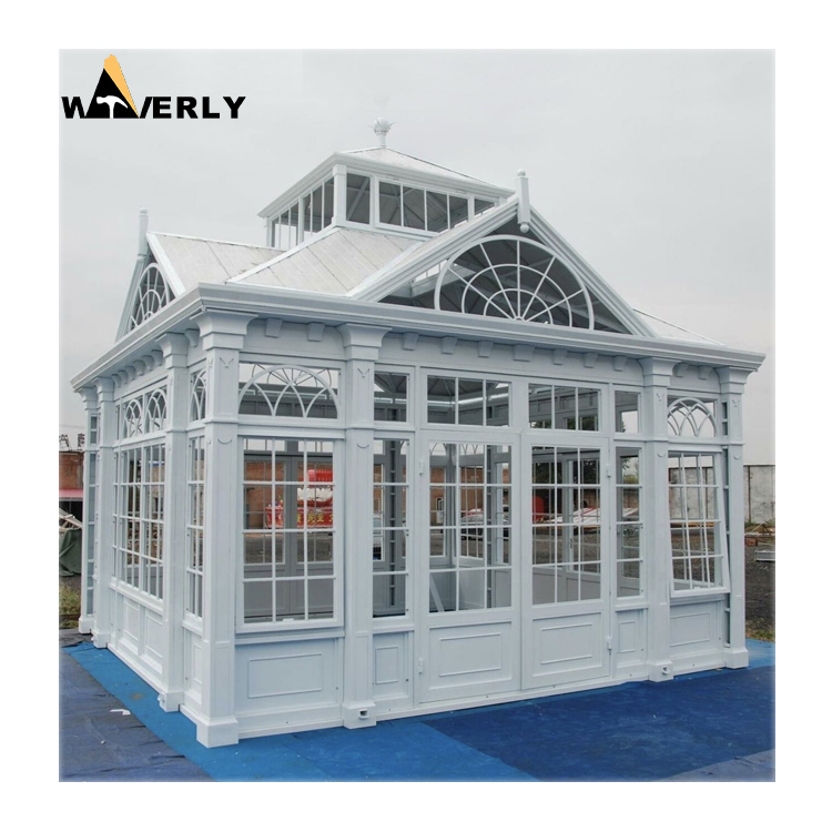 Landscape Decor White Cast Iron Gazebo  MF-1202-8