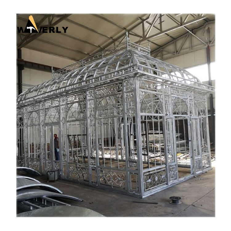 Large Luxury Metal Wrought Iron Gazebo  MF-1202-9