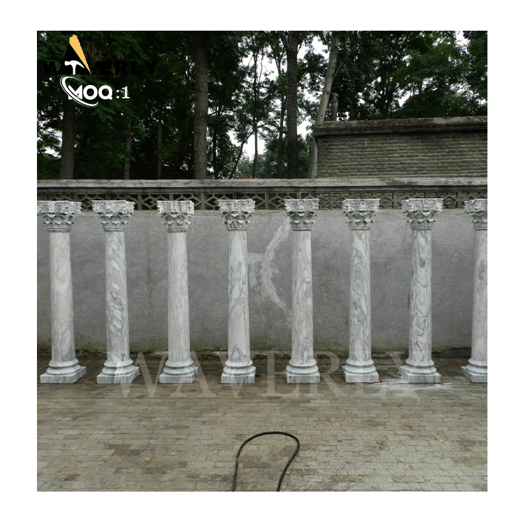 Hand Carved Outdoor Indoor Luxury Marble Columns  MF24-1203-9