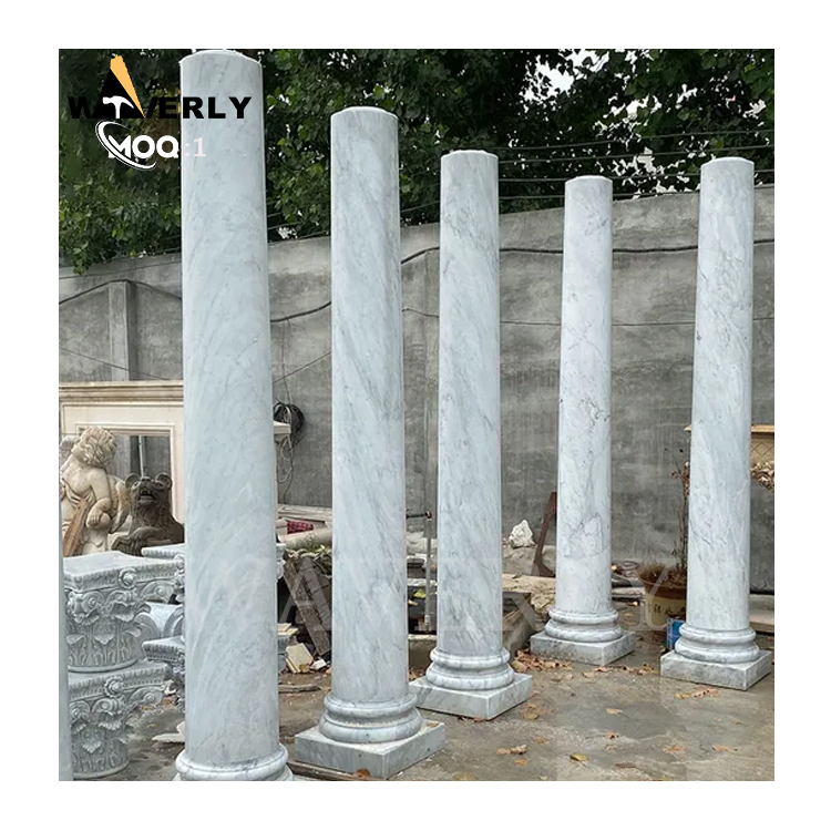 Hand Carved Outdoor Indoor Luxury Marble Columns  MF24-1203-9