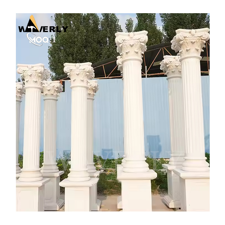 Large White Marble Columns  MF24-1203-11