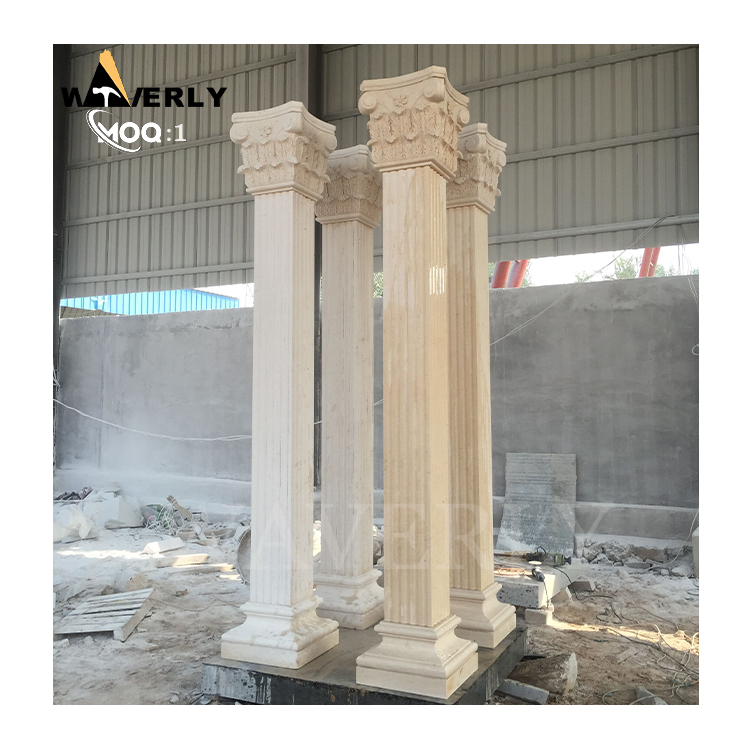 Villa Landscape Building Decoration Marble Columns  MF24-1203-12