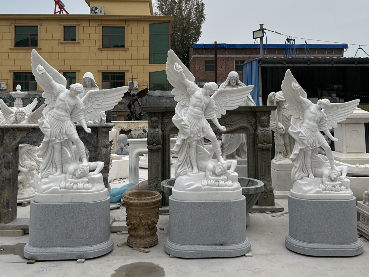 About Marble Sculpture of Archangel Michael