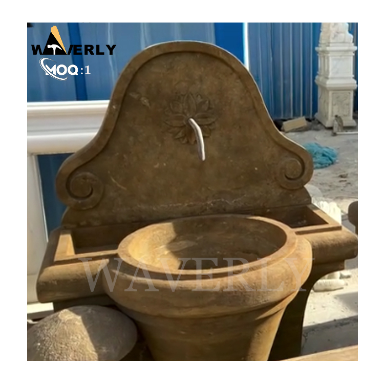 Custom Design Outdoor Limestone Fountain MF24-1206-4