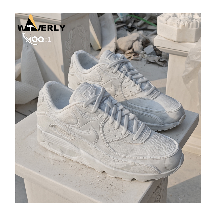 Custom Design Modern Marble Shoe Statue  MF24-1209-2