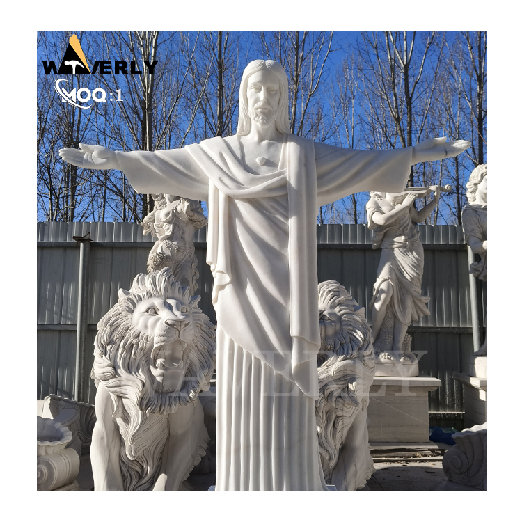 Garden Decoration Marble Jesus Statue  MF24-1209-4