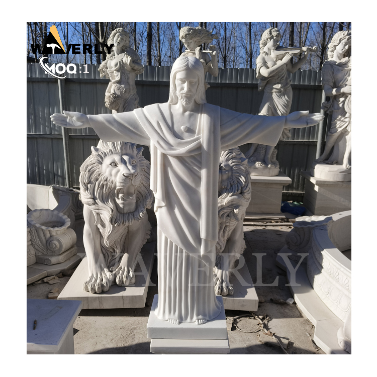 Garden Decoration Marble Jesus Statue  MF24-1209-4