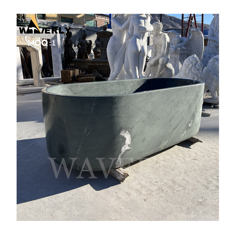 Outdoor Indoor  Luxury Green Marble Bathtub  MF24-1209-5