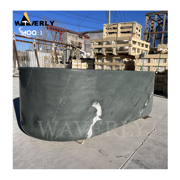 Outdoor Indoor  Luxury Green Marble Bathtub  MF24-1209-5