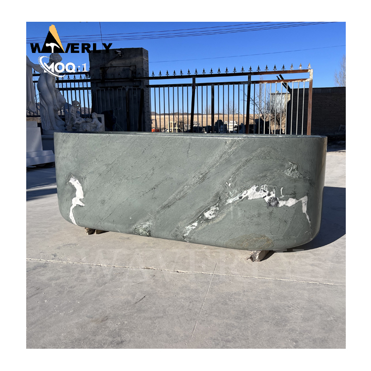 Outdoor Indoor  Luxury Green Marble Bathtub  MF24-1209-5