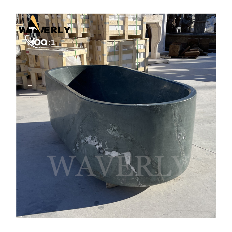 Outdoor Indoor  Luxury Green Marble Bathtub  MF24-1209-5