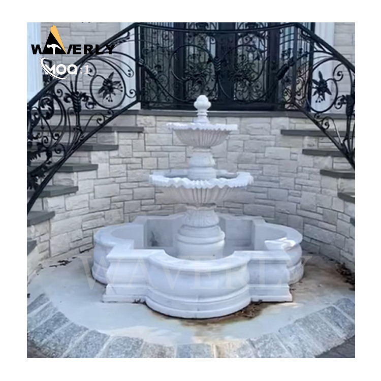 Villa Courtyard Natural Marble Fountain  MF24-1210-3