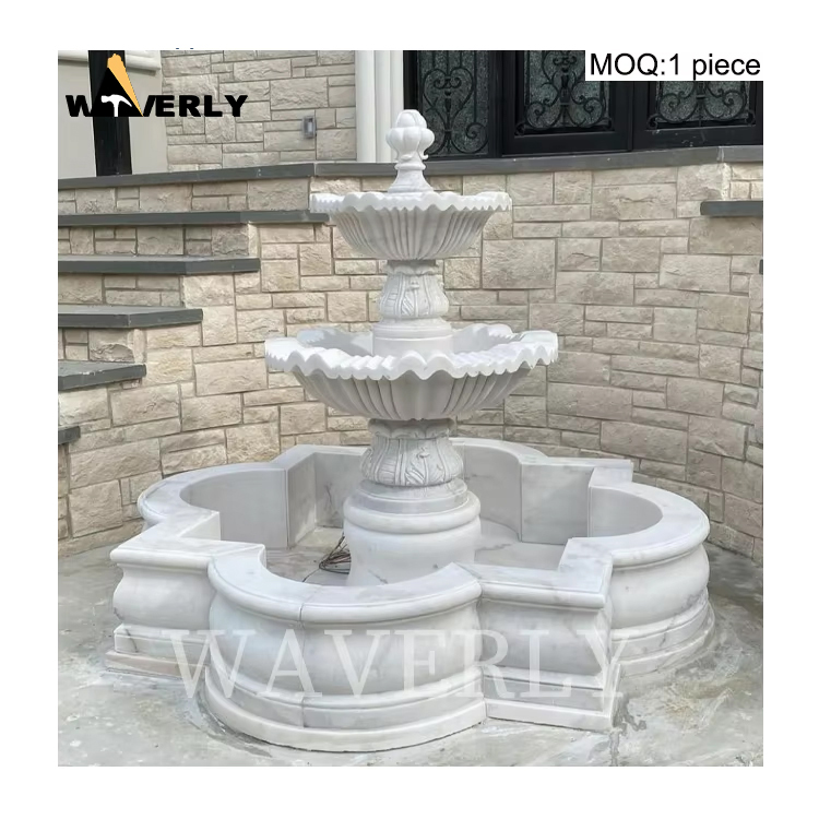 Villa Courtyard Natural Marble Fountain  MF24-1210-3