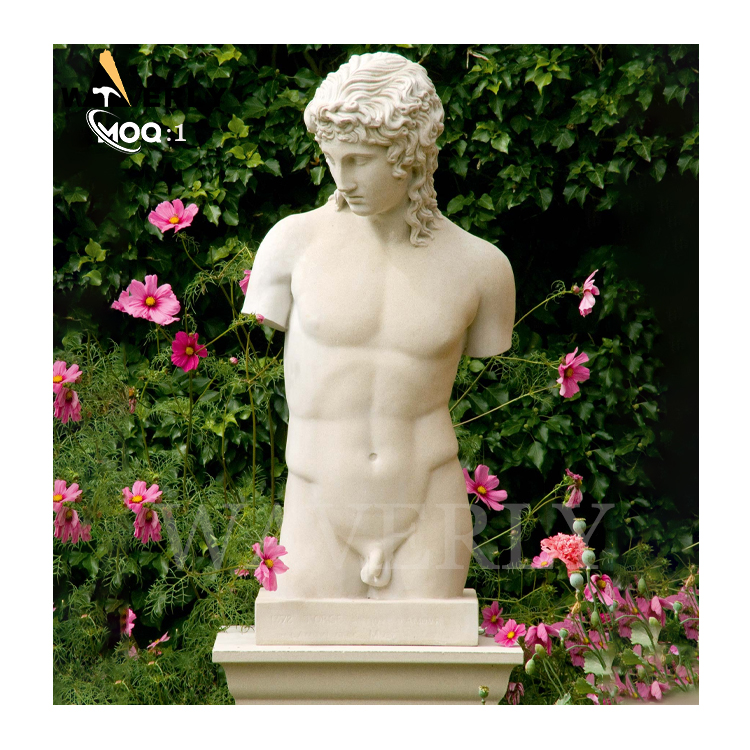 Home Decor Marble Eros Torso Sculpture  MF24-1210-5