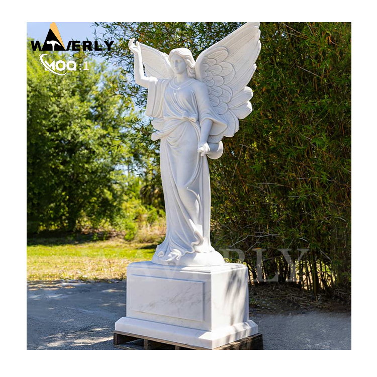 Marble Cemetery Angel Statues  MF24-1217-5