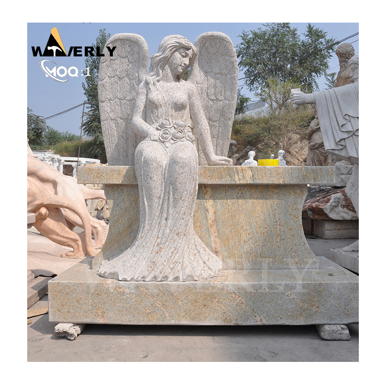 Stone Tombstones And Monuments Angels For Tomb Headstone MF24-1218-7